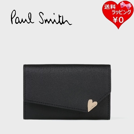 ポールスミス 名刺入れ レディース ラブレター ブラック Paul Smith